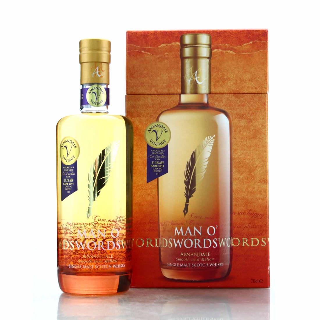 Annandale 2014 Man o' Words Single Bourbon Cask #143