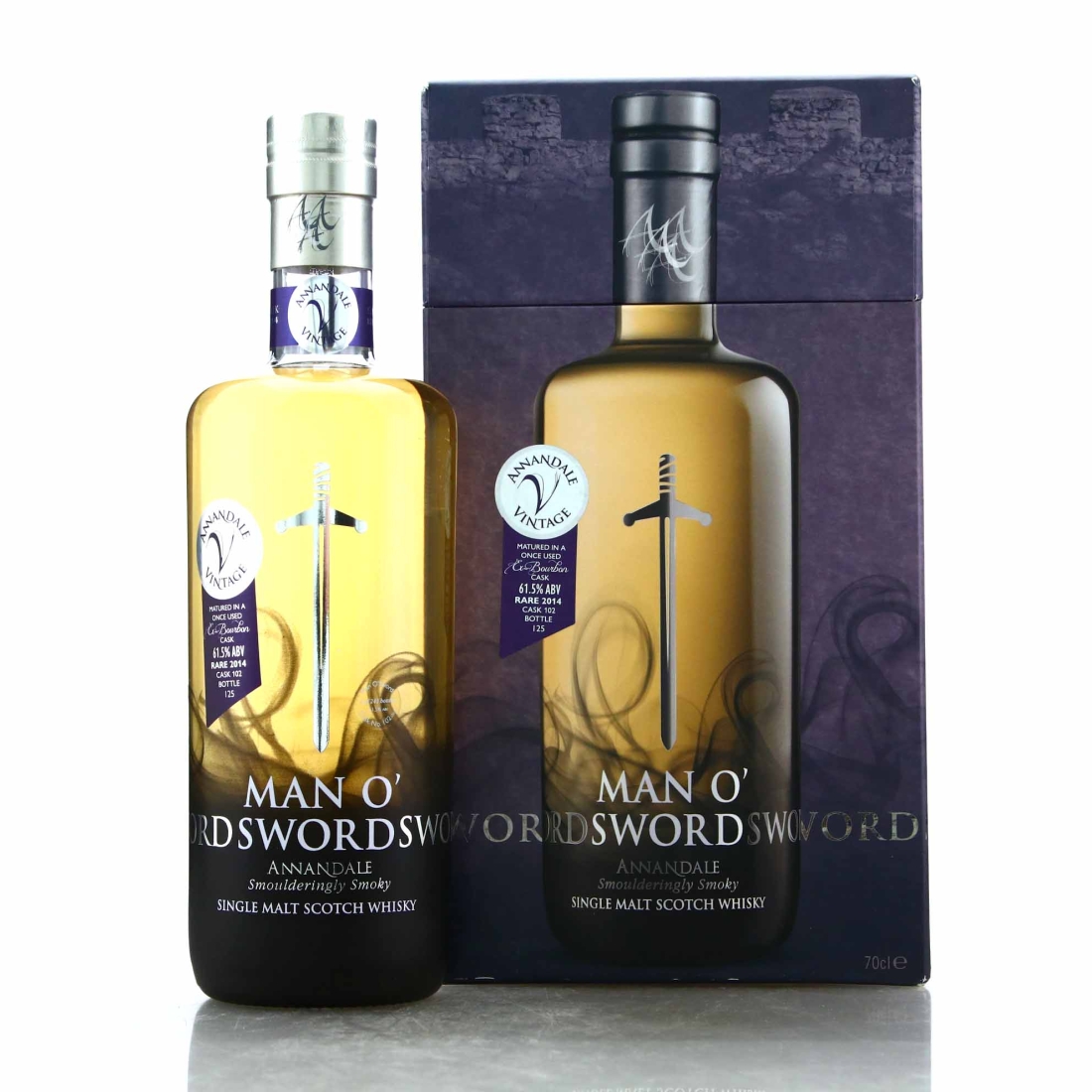 Annandale 2014 Man o' Sword Single Bourbon Cask #102