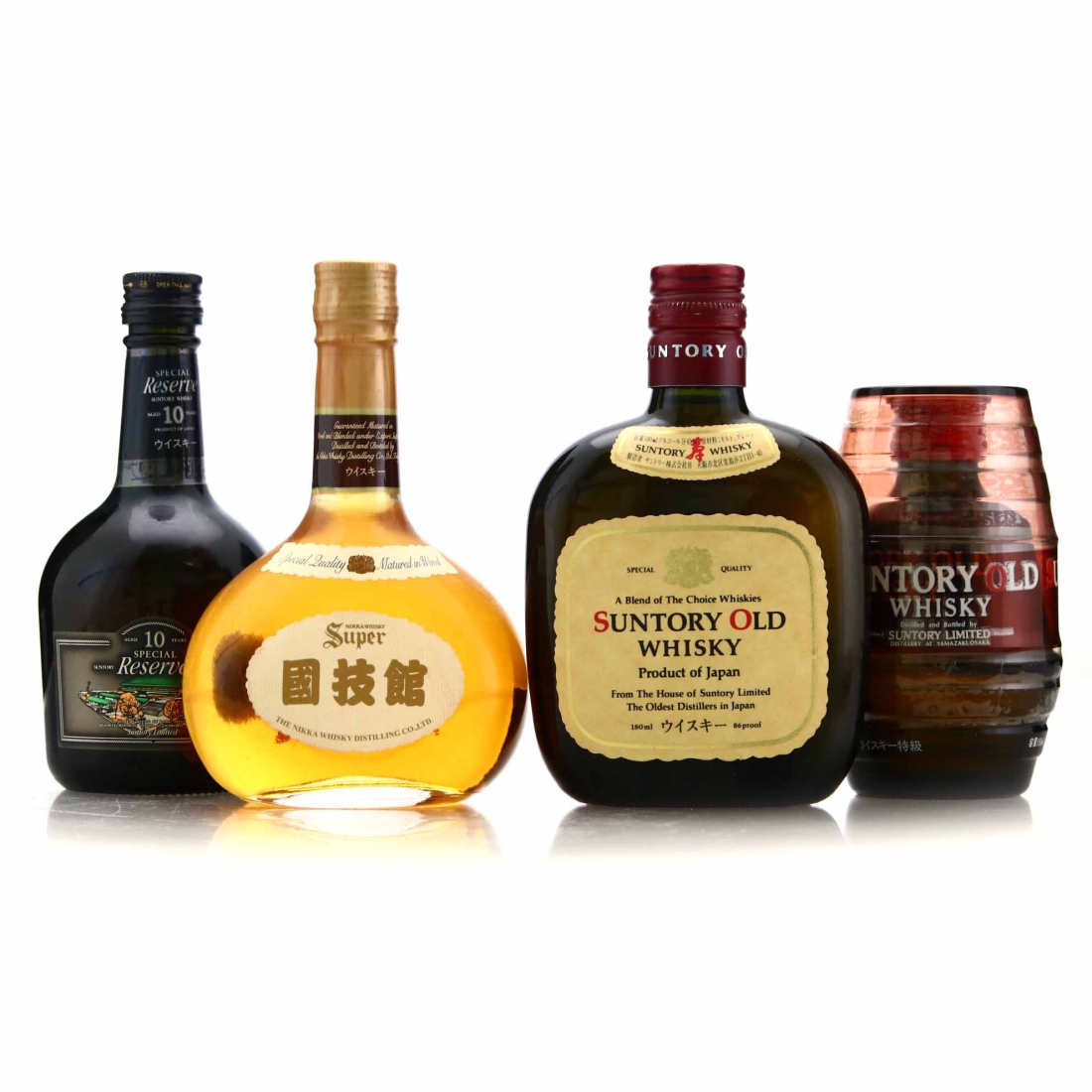 Japanese Whisky 3 x 18cl & 15cl