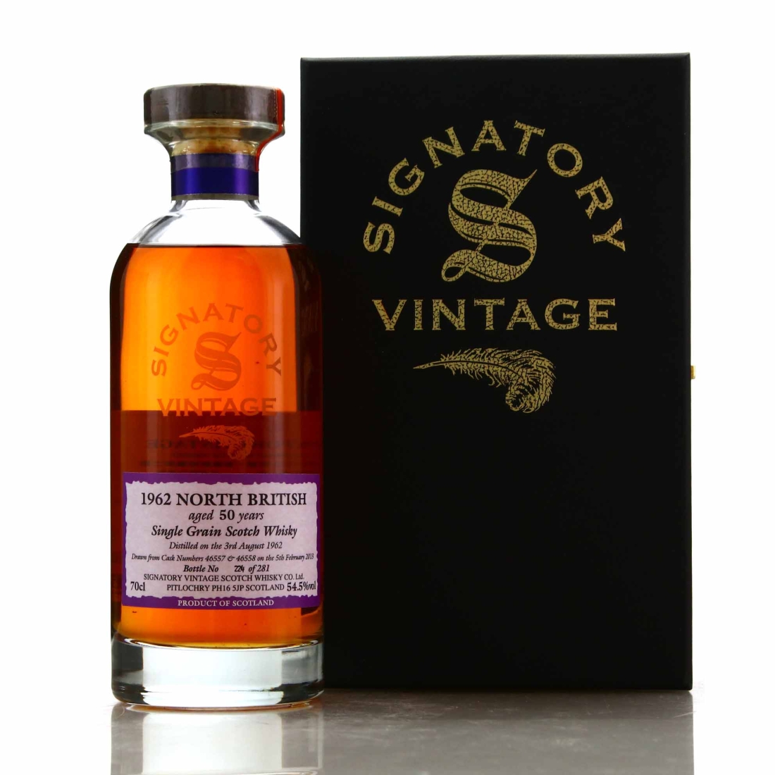 North British 1962 Signatory Vintage 50 Year Old Cask Strength