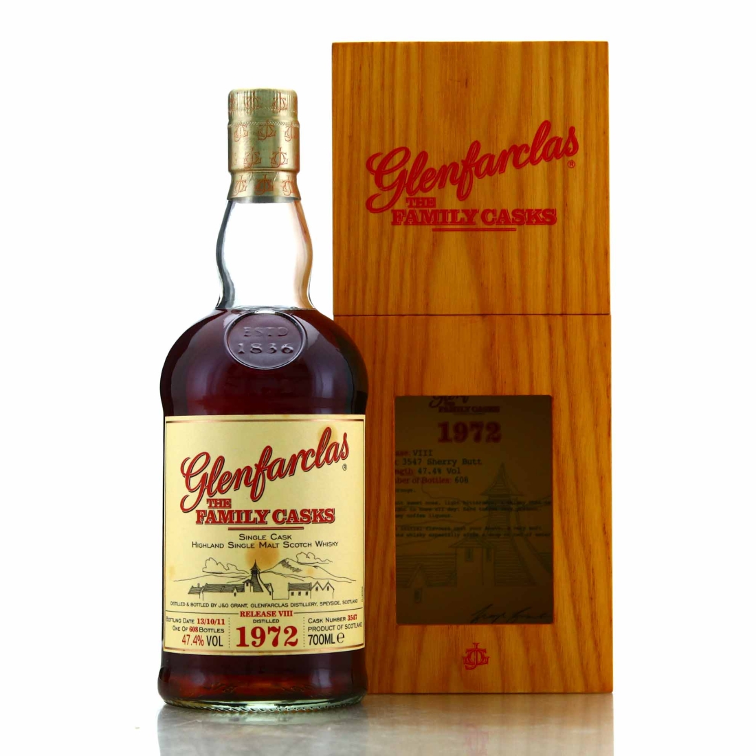 Glenfarclas 1972 Family Cask #3547 / Release VIII