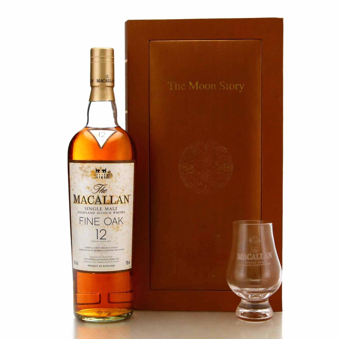 Macallan 12 Year Old Fine Oak Gift Pack pre-2008 / The Moon Story