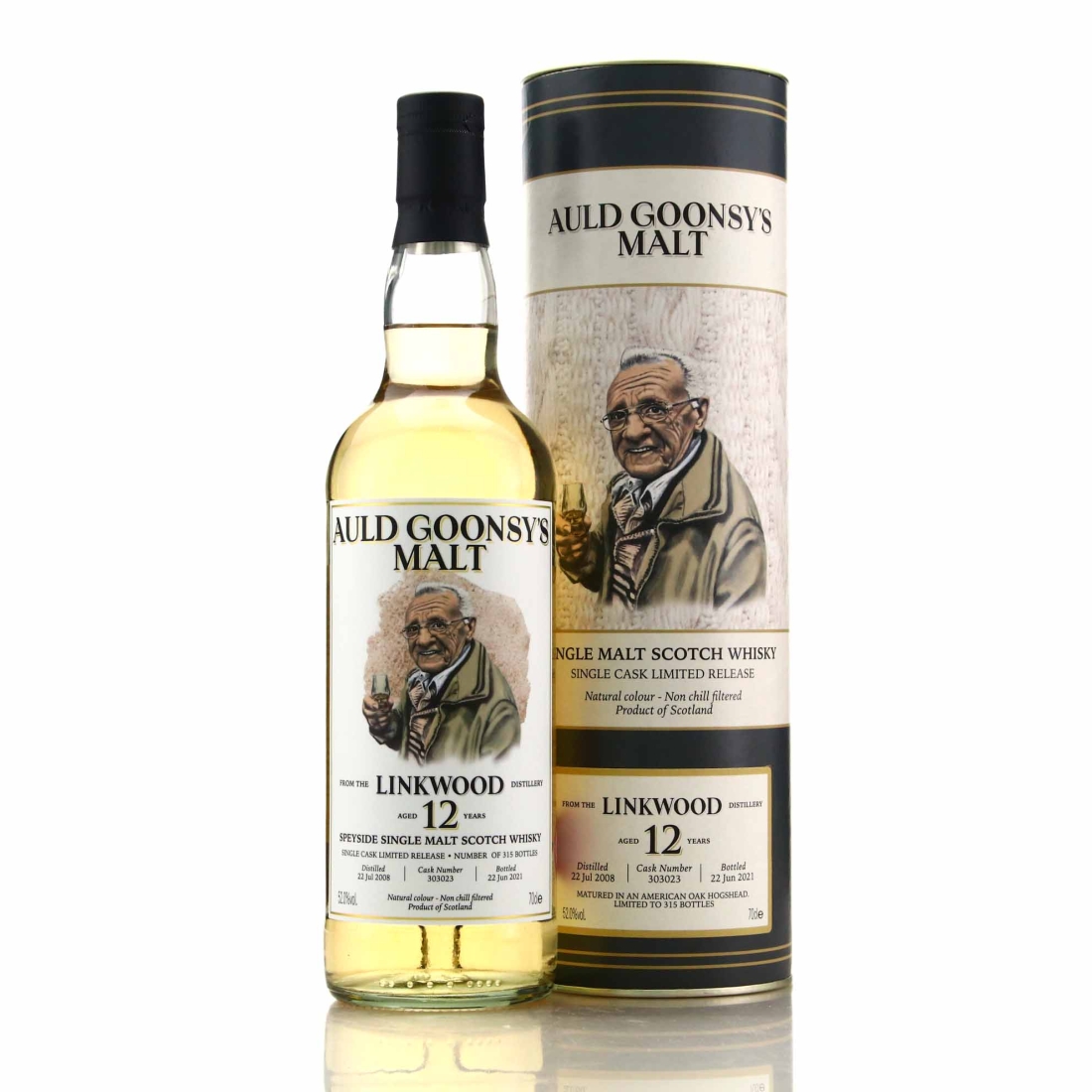 Linkwood 2008 Auld Goonsy's 12 Year Old