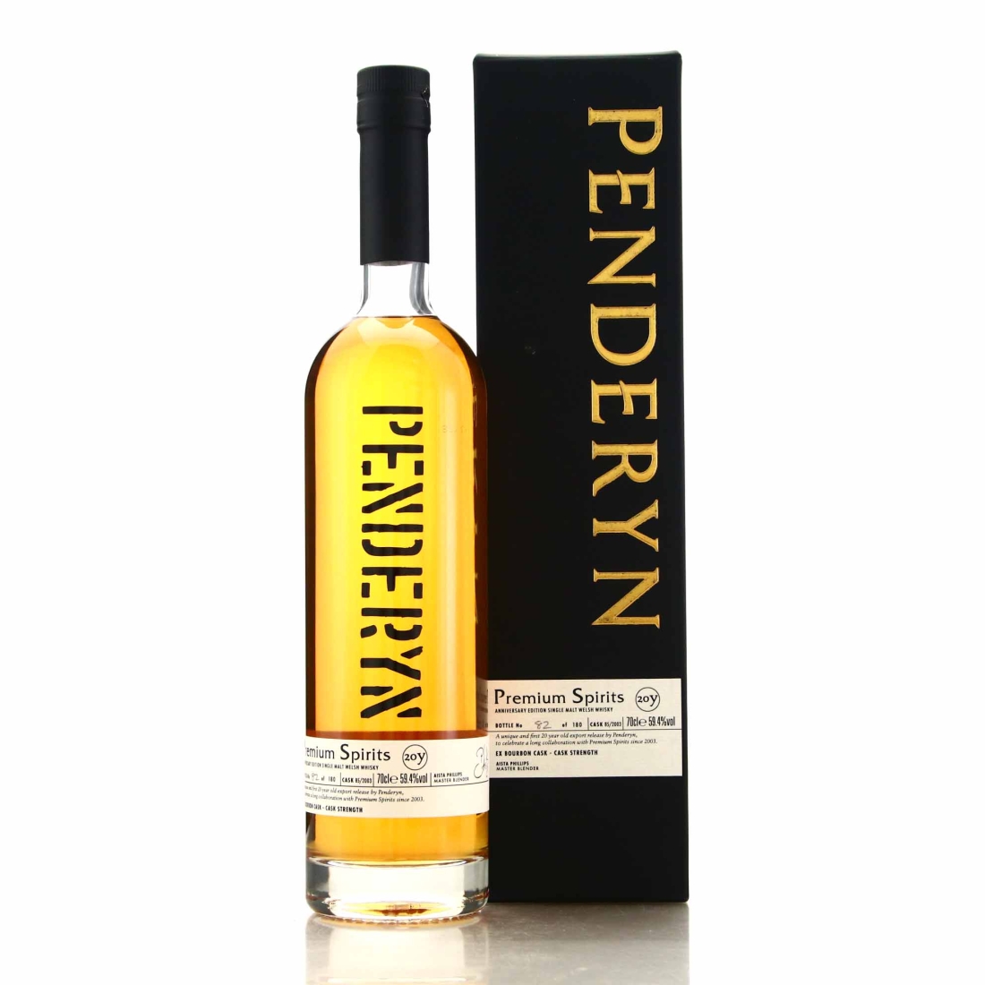 Penderyn 2003 Single Bourbon Cask 20 Year Old #85 / Premium Spirits 