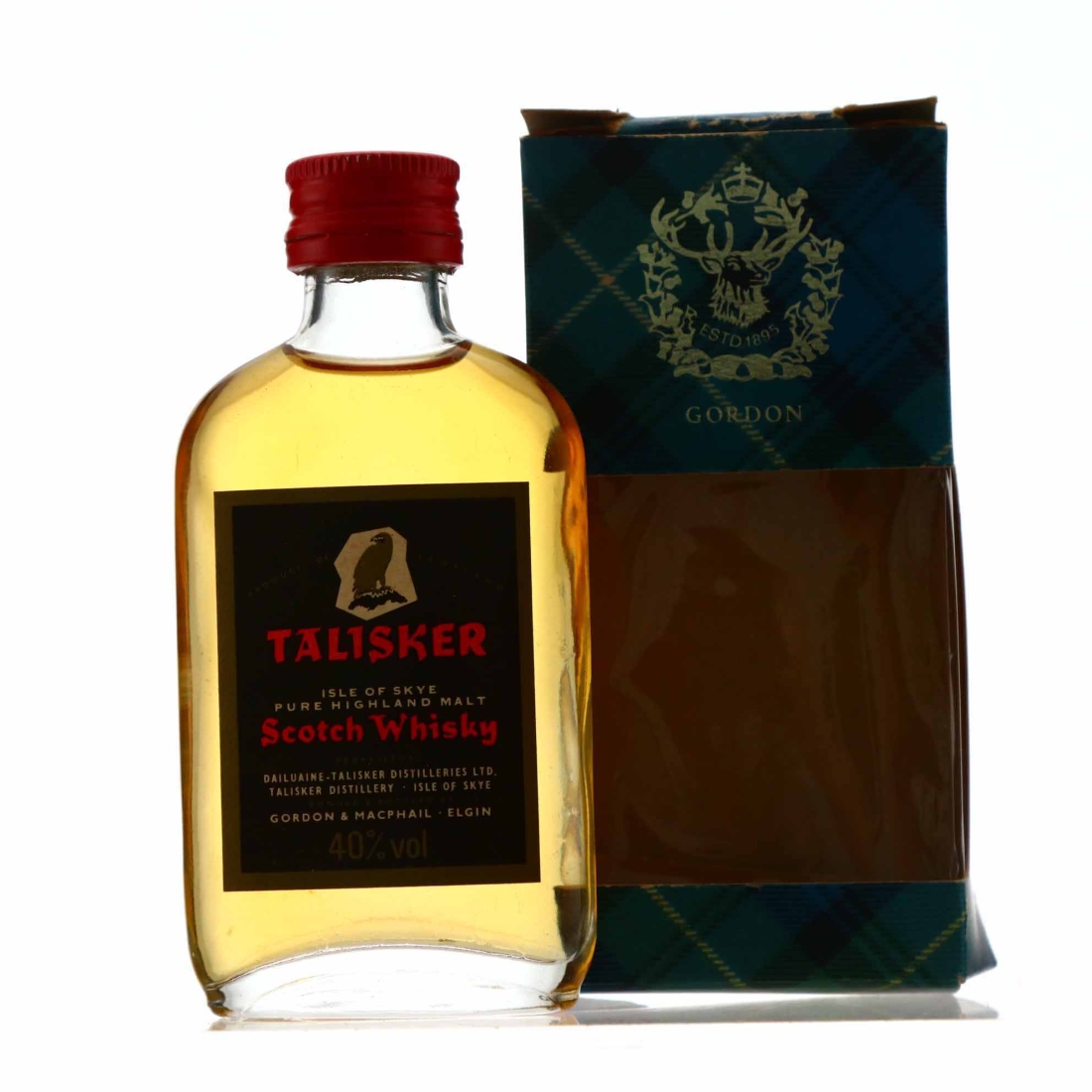 Talisker Gordon and MacPhail 70 Proof Miniature 1970-80s