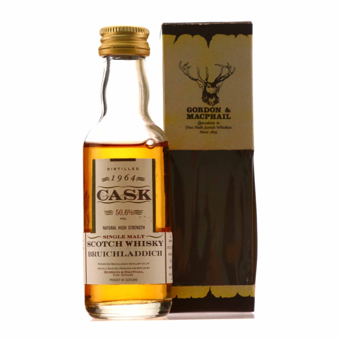 Bruichladdich 1964 Gordon and MacPhail Cask Strength Miniature