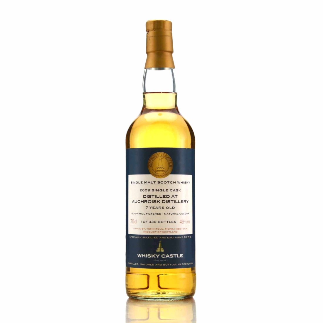 Auchroisk 2009 Whisky Castle 7 Year Old
