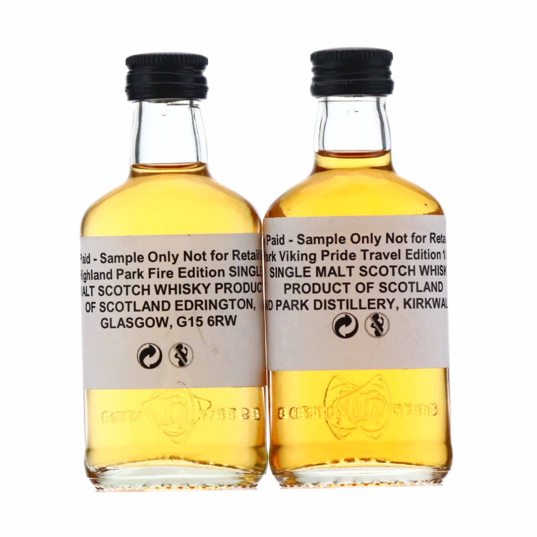 Highland Park Duty Paid Miniature x 2