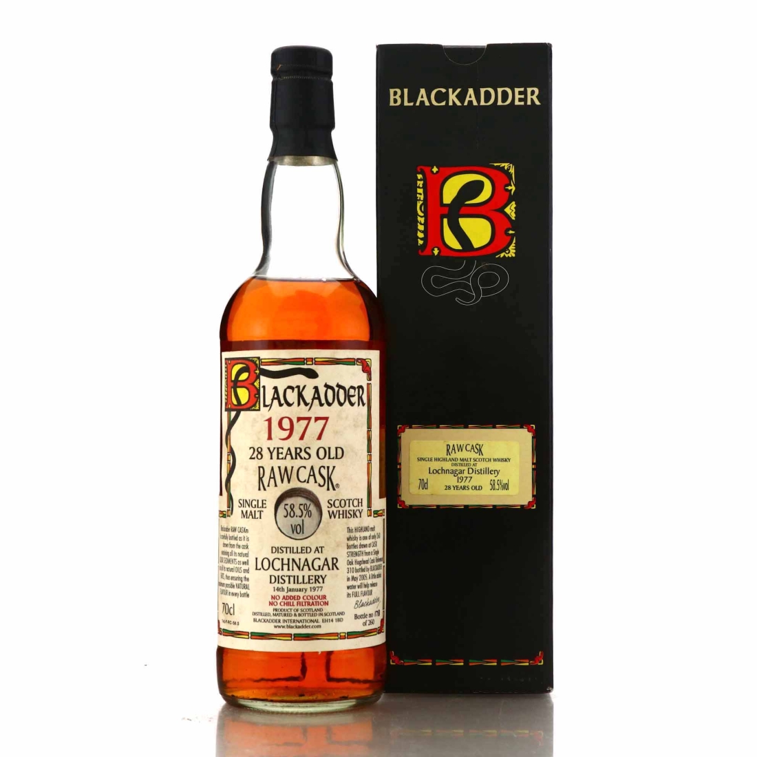Royal Lochnagar 1977 Blackadder 28 Year Old Raw Cask