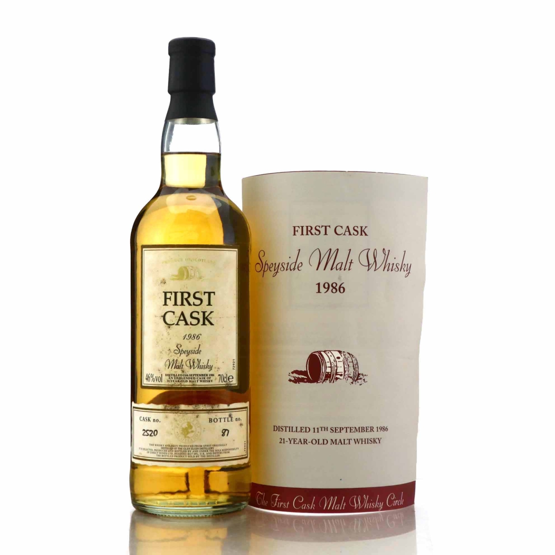 Glen Elgin 1986 First Cask 21 Year Old #2520