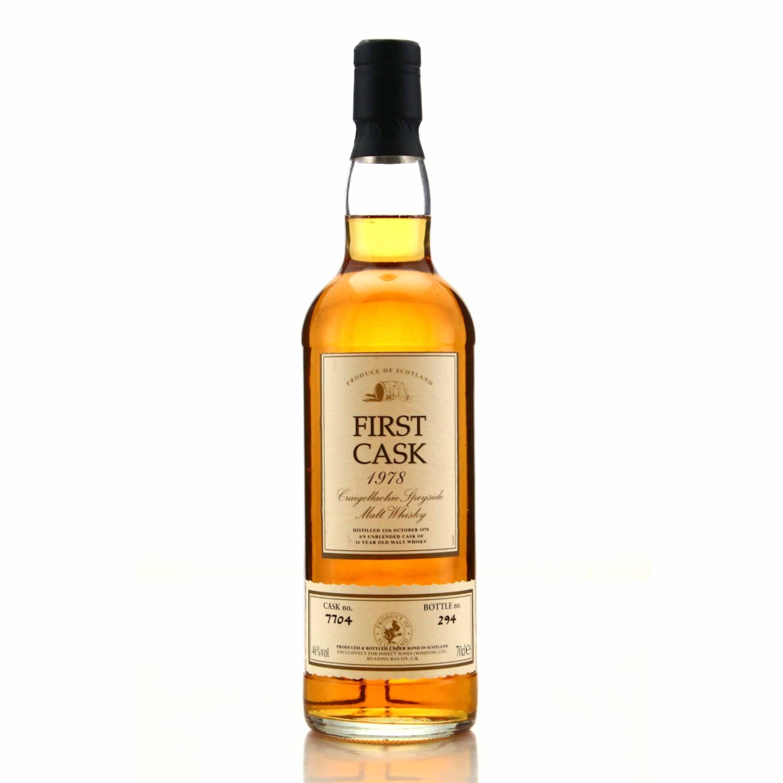 Craigellachie 1978 First Cask 16 Year Old #7704