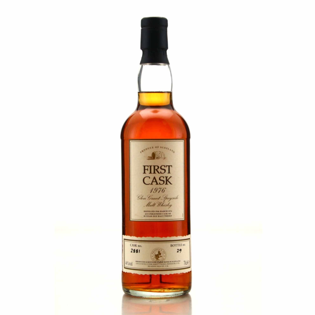 Glen Grant 1976 First Cask 20 Year Old #2881