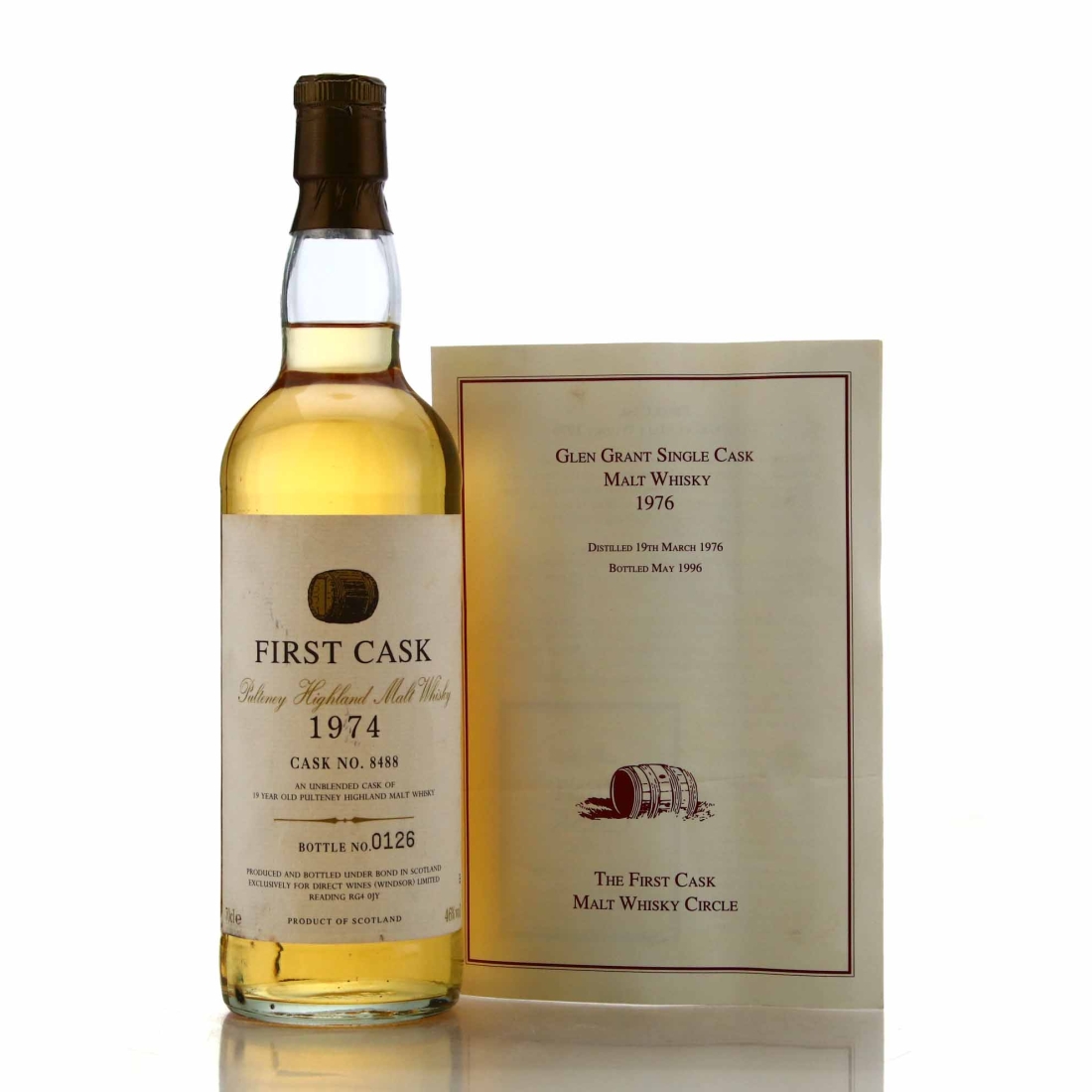 Old Pulteney 1974 First Cask 19 Year Old #8488
