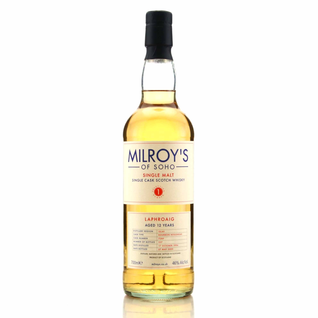 Laphroaig 1996 Milroy's 12 Year Old