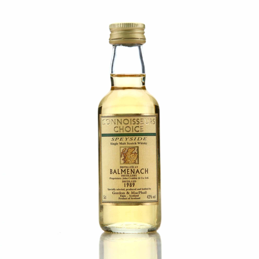 Balmenach 1989 Gordon and MacPhail Miniature
