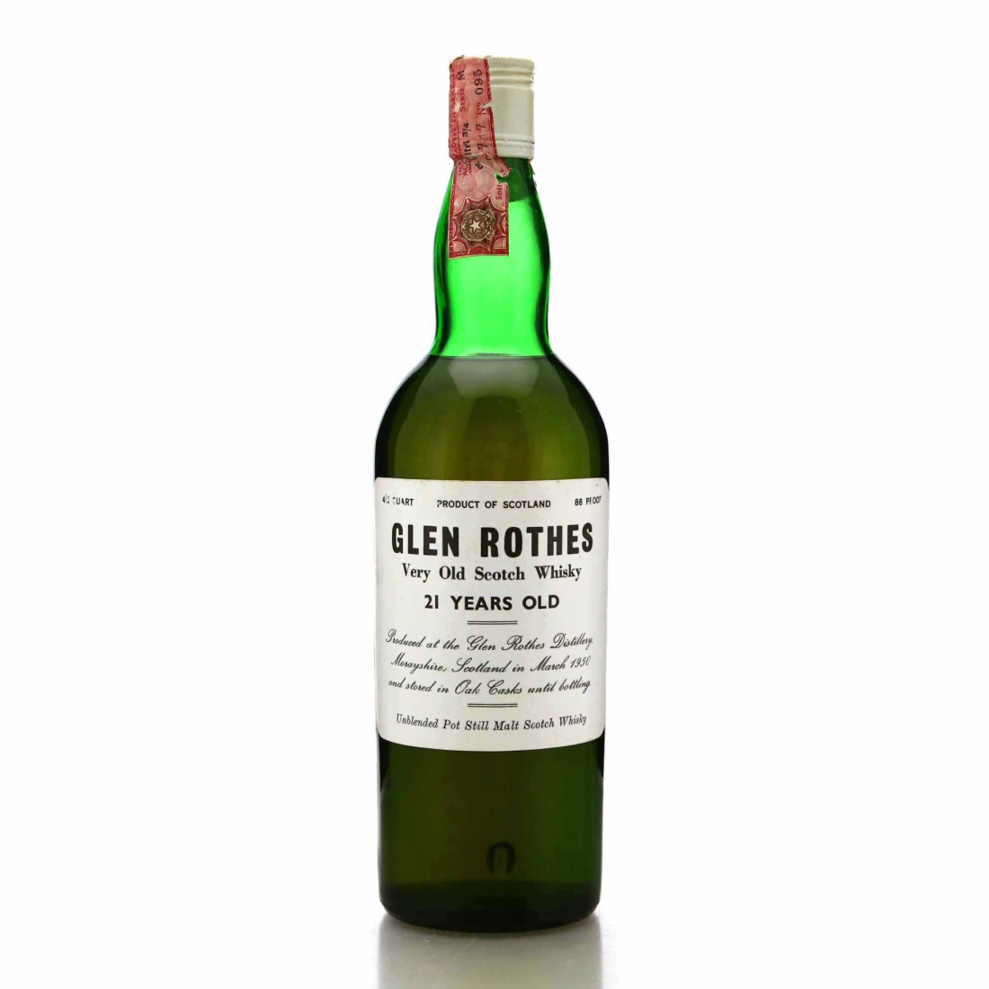 Glenrothes 1950 21 Year Old / US Import