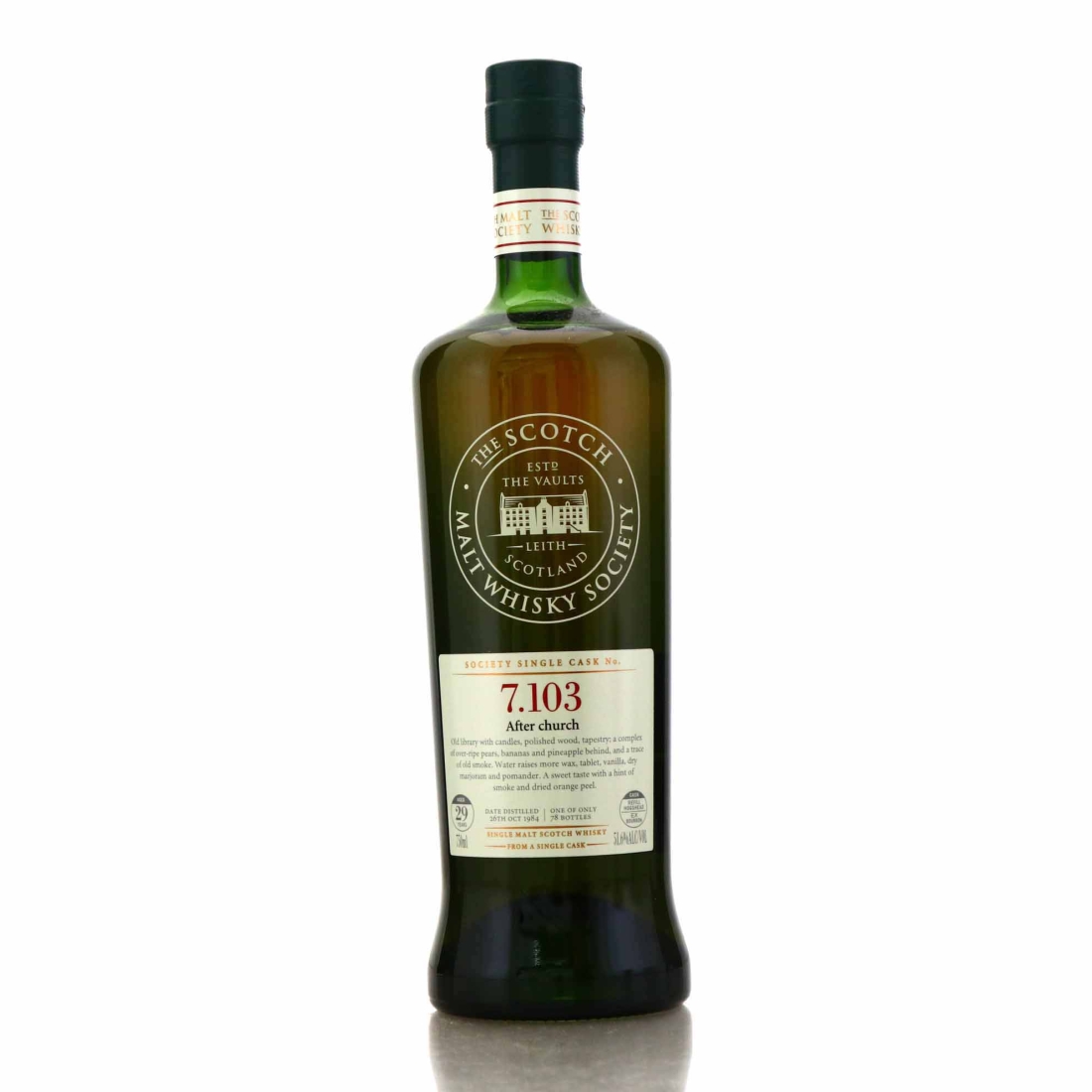 Longmorn 1984 SMWS 29 Year Old 7.103 75cl / US Import