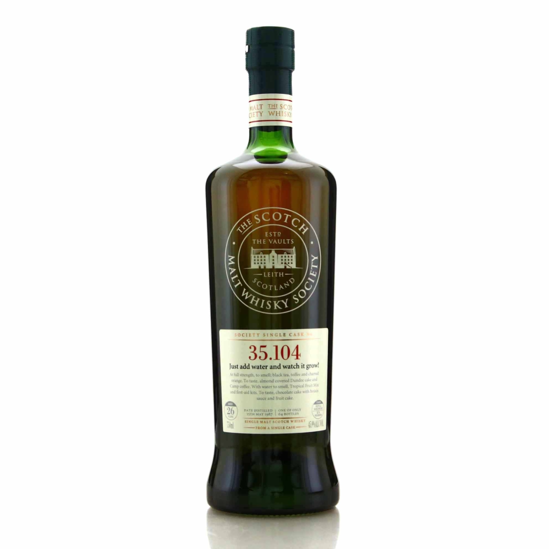 Glen Moray 1987 SMWS 26 Year Old 35.104 75cl / US Import