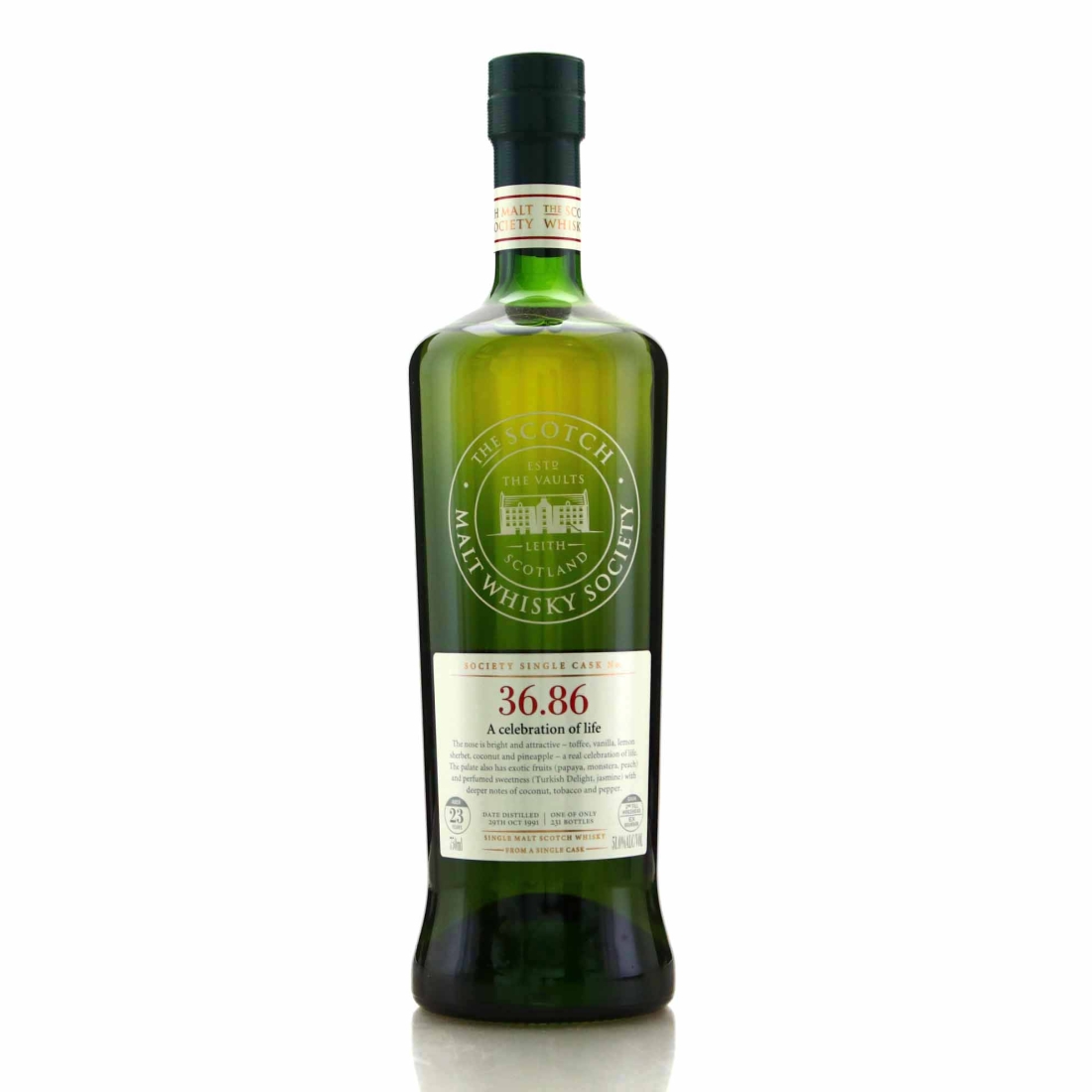 Benrinnes 1991 SMWS 23 Year Old 36.86 75cl / US Import