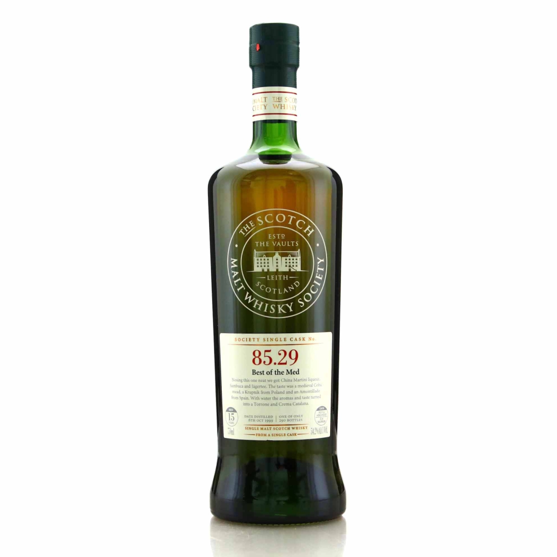 Glen Elgin 1999 SMWS 15 Year Old 85.29 75cl / US Import