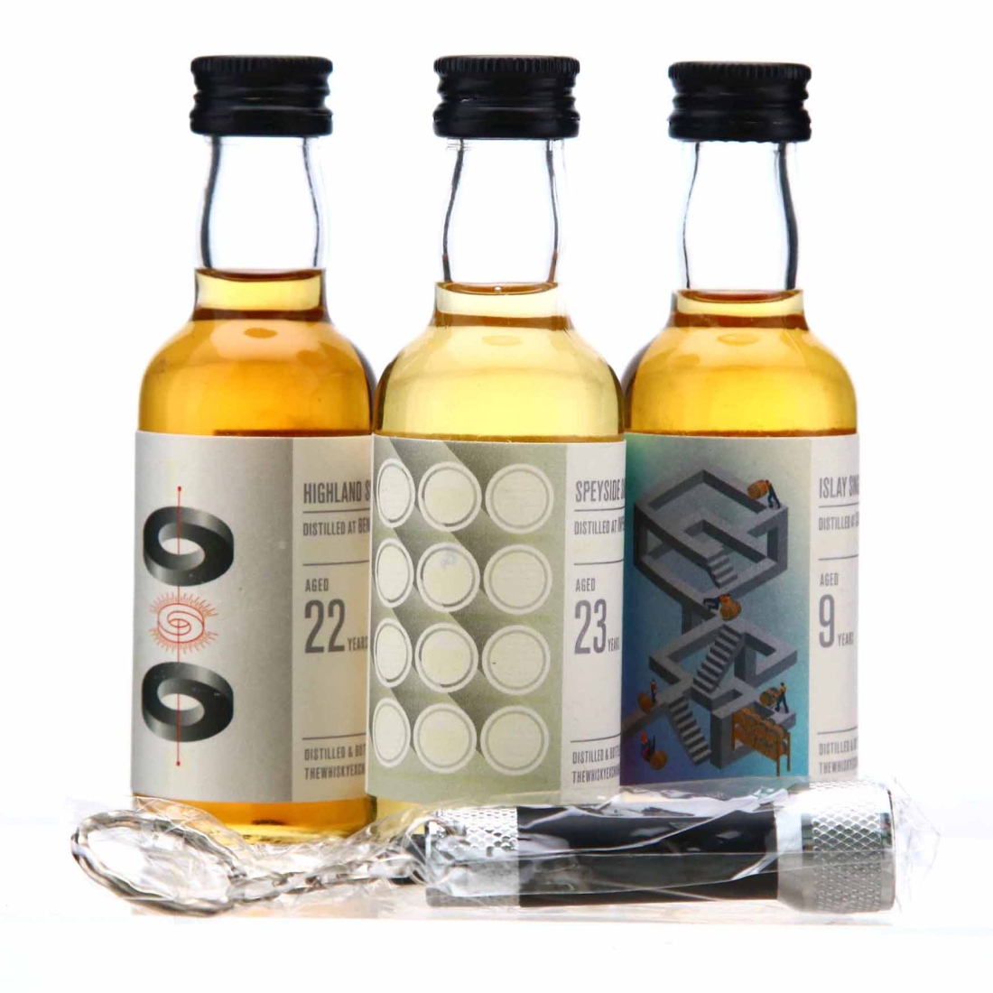 The Whisky Exchange 20th Anniversary Miniature x 3