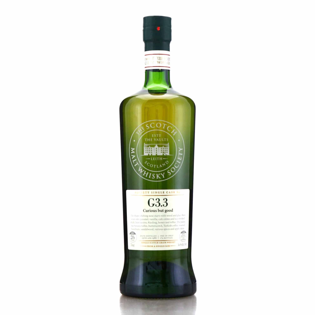 Caledonian 1986 SMWS 26 Year Old G3.3 75cl / US Import
