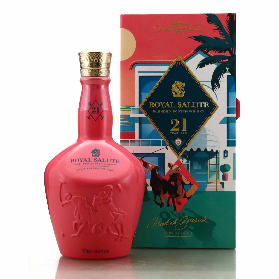 Chivas Royal Salute 21 Year Old Special Batch / Miami Polo Edition