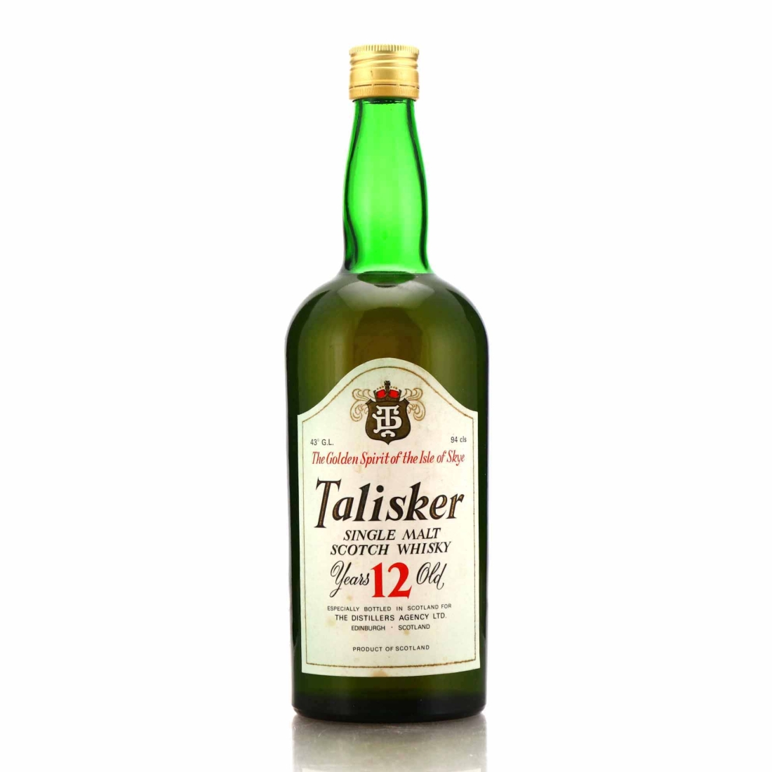Talisker 12 Year Old Distillers Agency 94cl 1970s