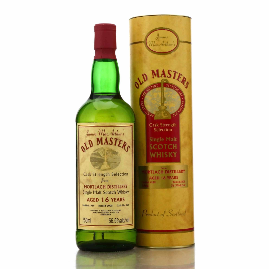 Mortlach 1989 James MacArthur's 16 Year Old Old Master's 75cl / US Import