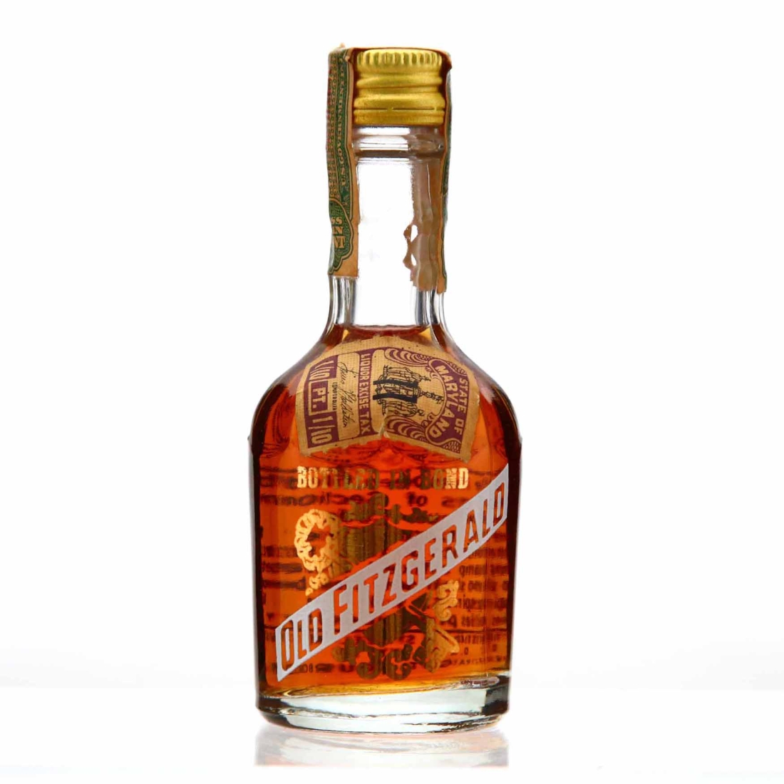 Old Fitzgerald 1958 Bottled in Bond 100 Proof Miniature / Stitzel-Weller