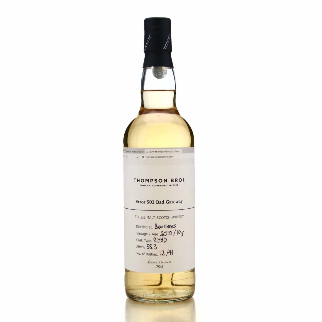 Benrinnes 2010 Thompson Brothers 10 Year Old / Error 502 Bad Gateway