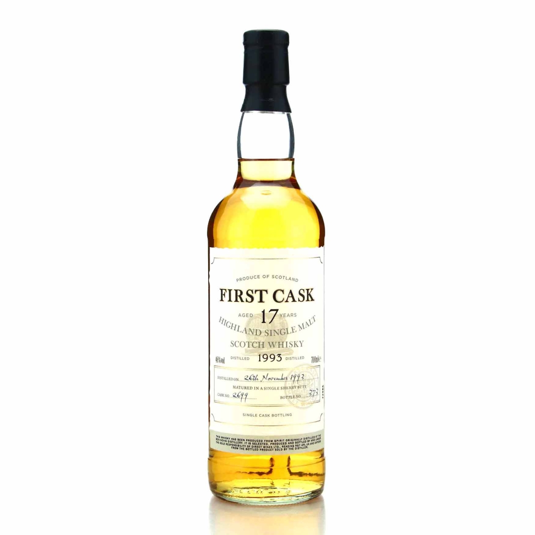 Ben Nevis 1993 First Cask 17 Year Old #2699