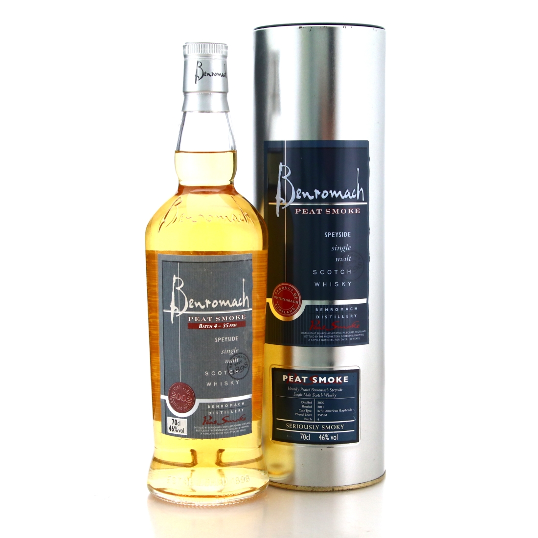 Benromach 2002 Peat Smoke pre-2009 / Batch #4