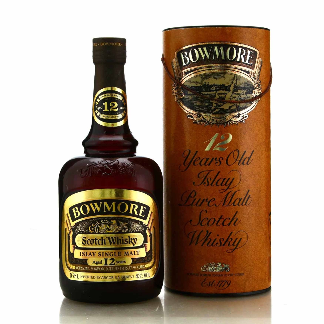 Bowmore 12 Year Old 1980s / Swiss Import