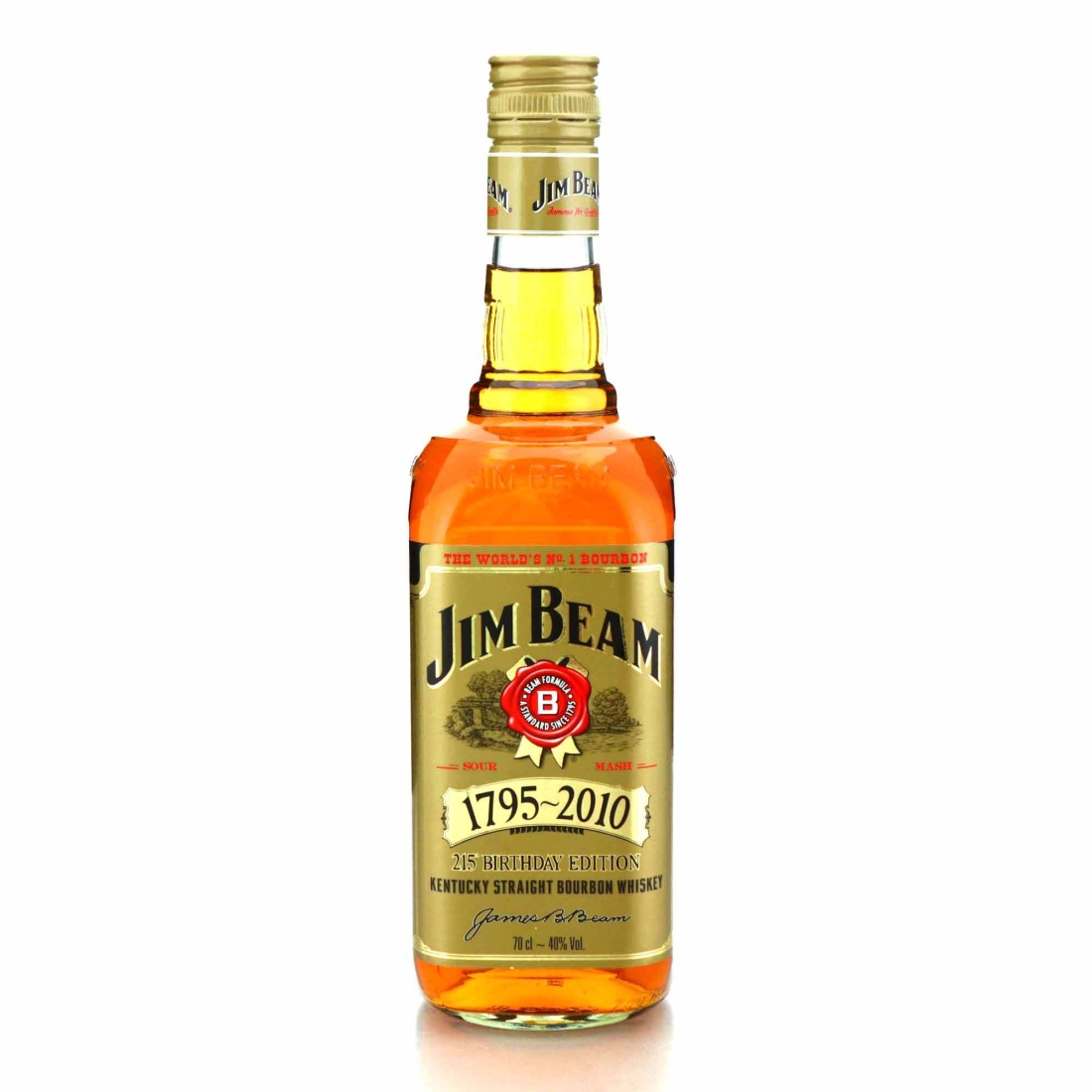 Jim Beam Kentucky Straight Bourbon 70cl / 215th Birthday Edition