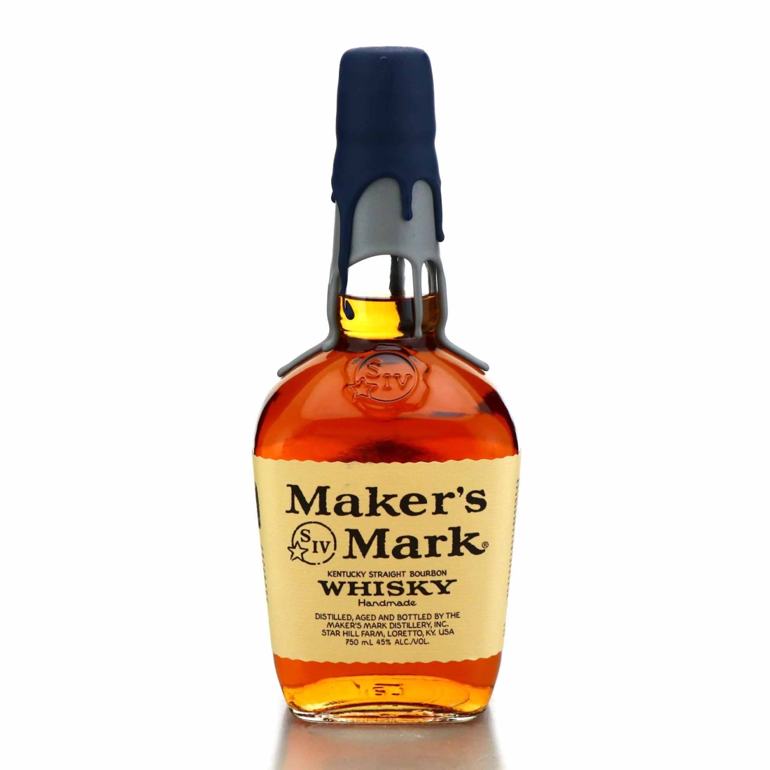 Maker's Mark Kentucky Straight Bourbon / Blue and Grey Wax