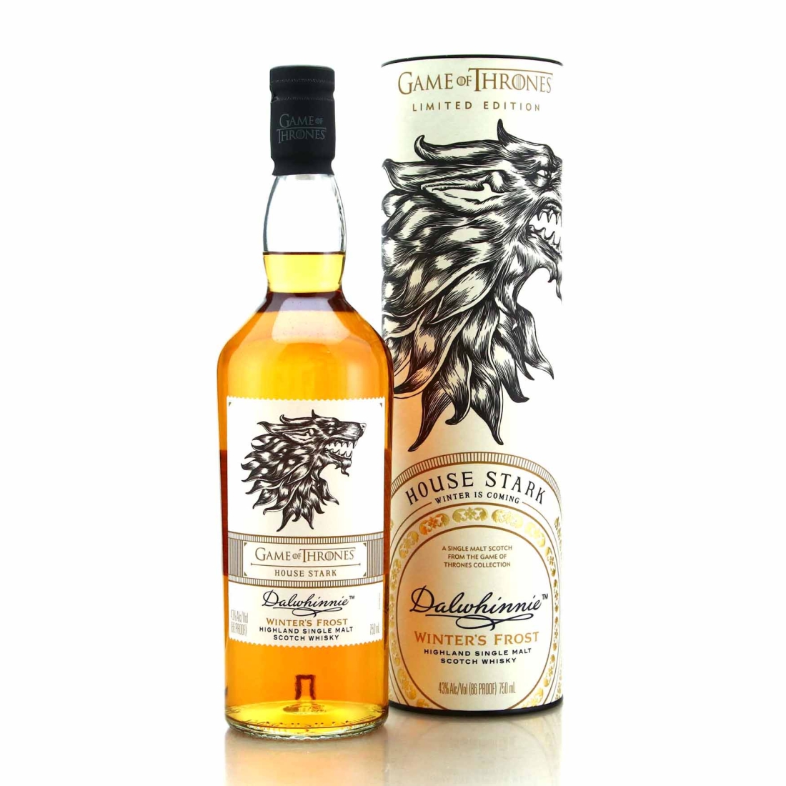 Dalwhinnie Winter's Frost Game of Thrones 75cl / House Stark - US Import