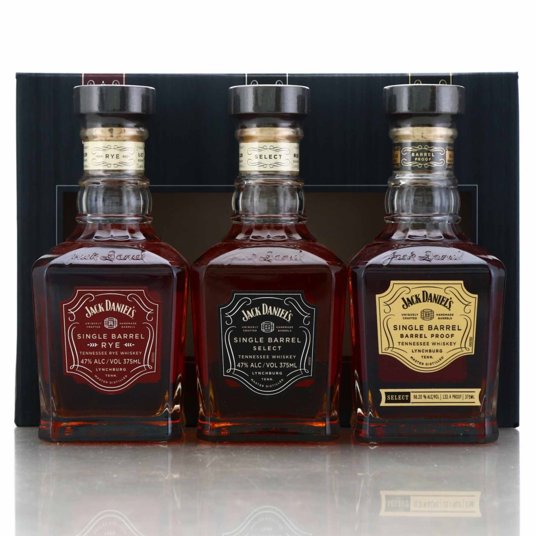 Jack Daniel's Single Barrel Gift Pack 2019 3 x 37.5cl