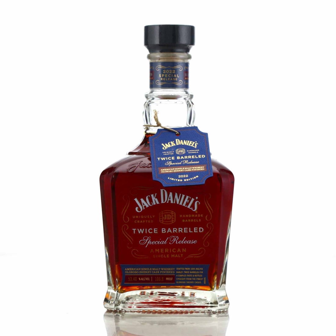 Jack Daniel's Twice Barreled American Single Malt 2022 Release 70cl