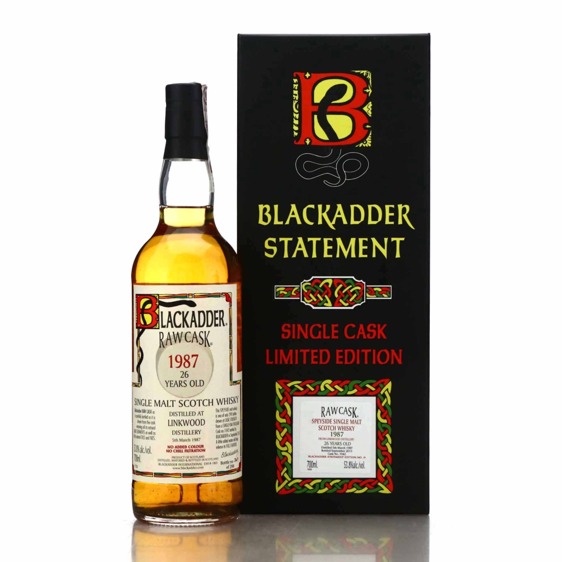 Linkwood 1987 Blackadder Raw Cask 26 Year Old