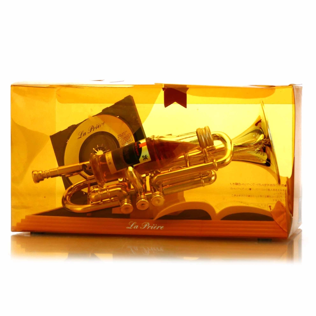 La Priere Brandy Miniature / Trumpet and CD Set