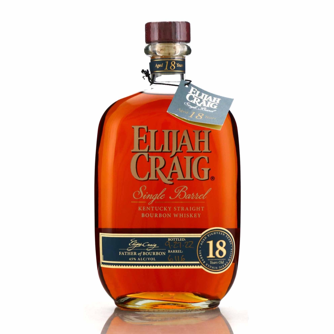 Elijah Craig 18 Year Old Single Barrel #6116