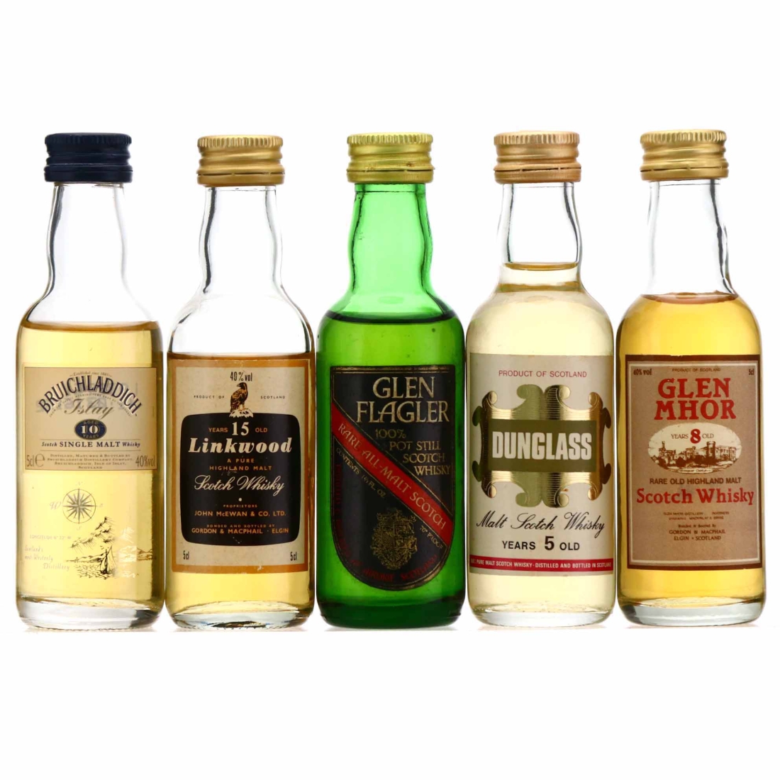 Single Malt Miniature x 5 / includes Closed Distilleries
