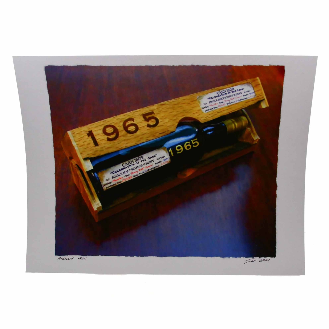 Print: Macallan 1965, Carn Mor - Hand Signed by Artist Ian Gray
