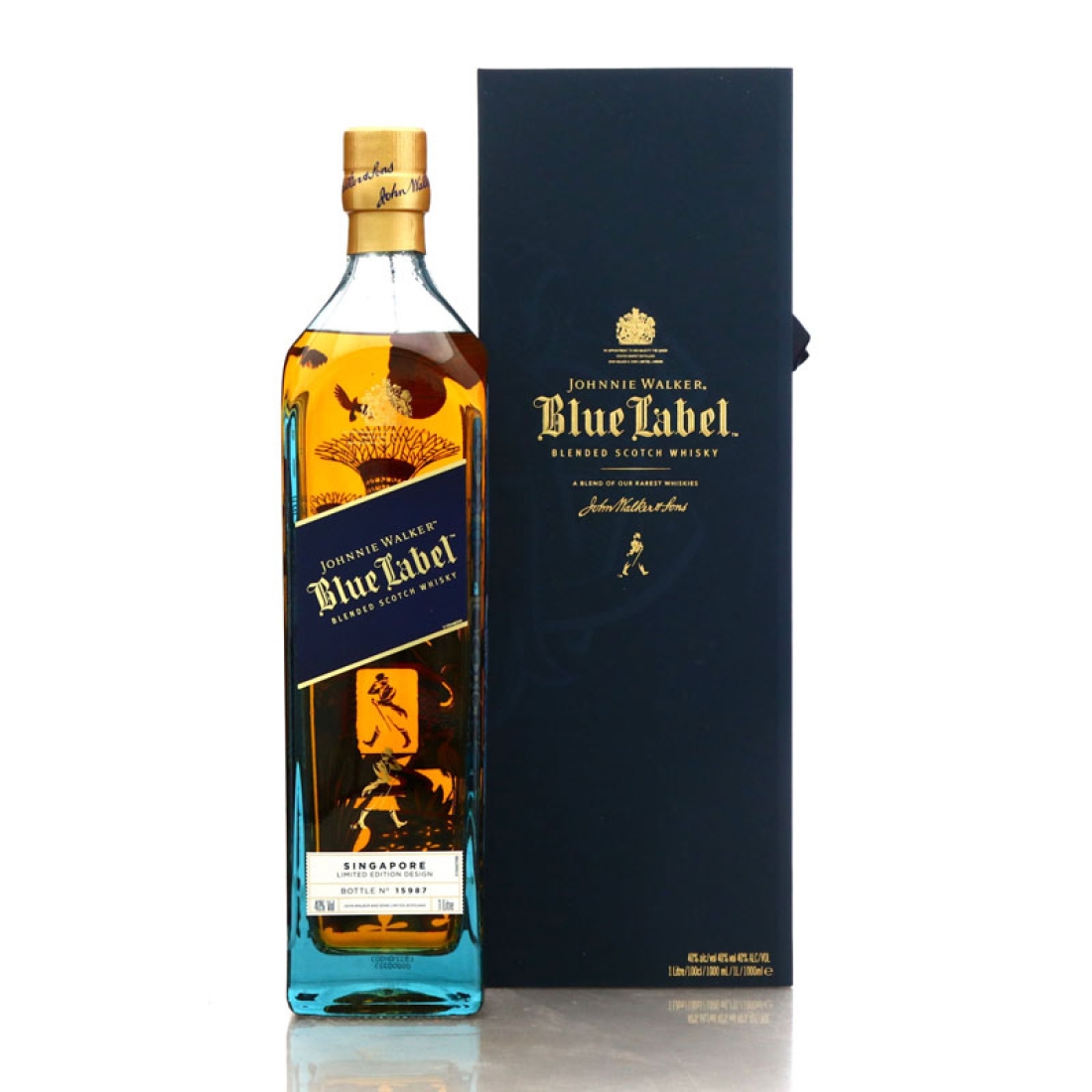 Johnnie Walker Blue Label 1 Litre / Singapore Limited Edition