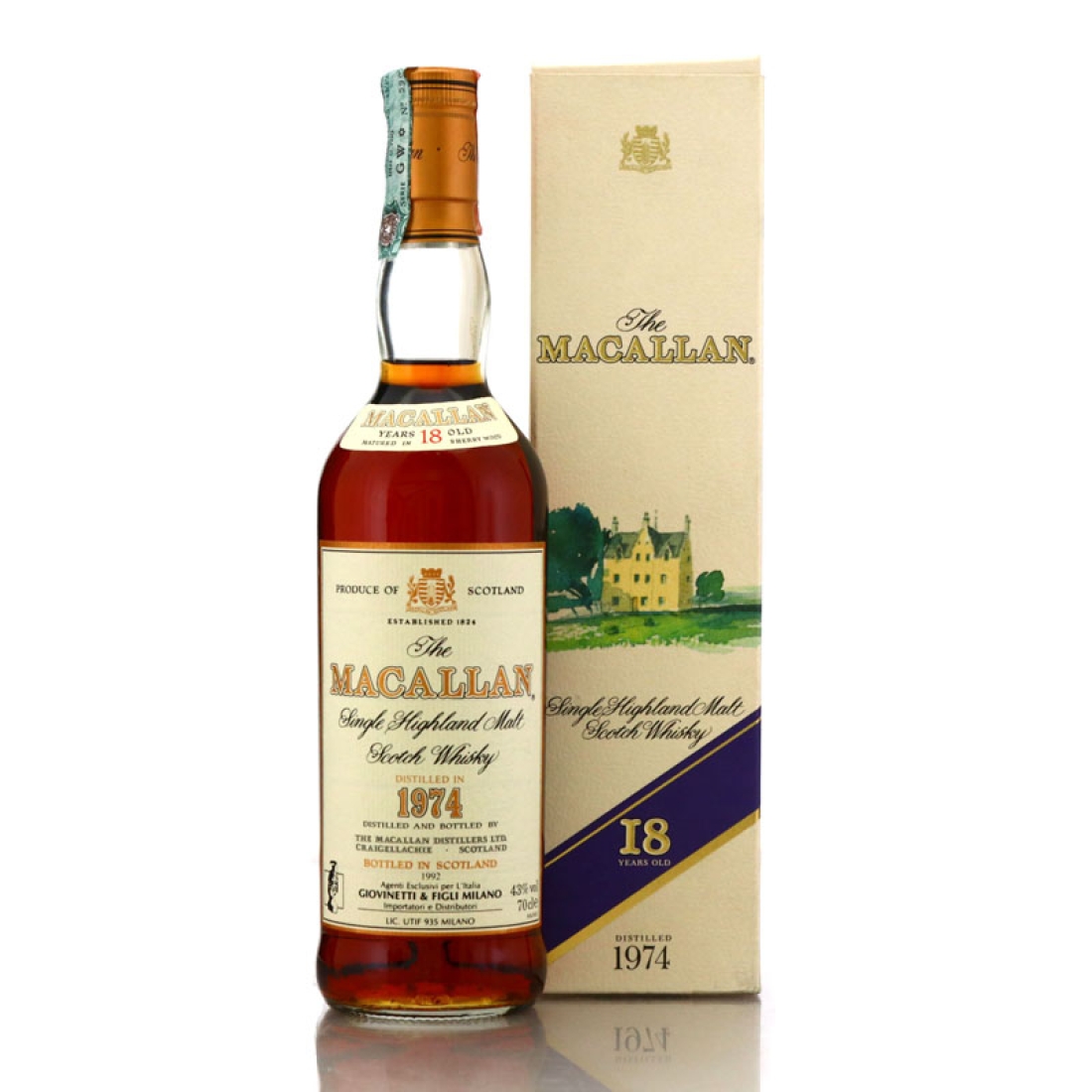 Image for Macallan 1974 18 Year Old / Giovinetti Import