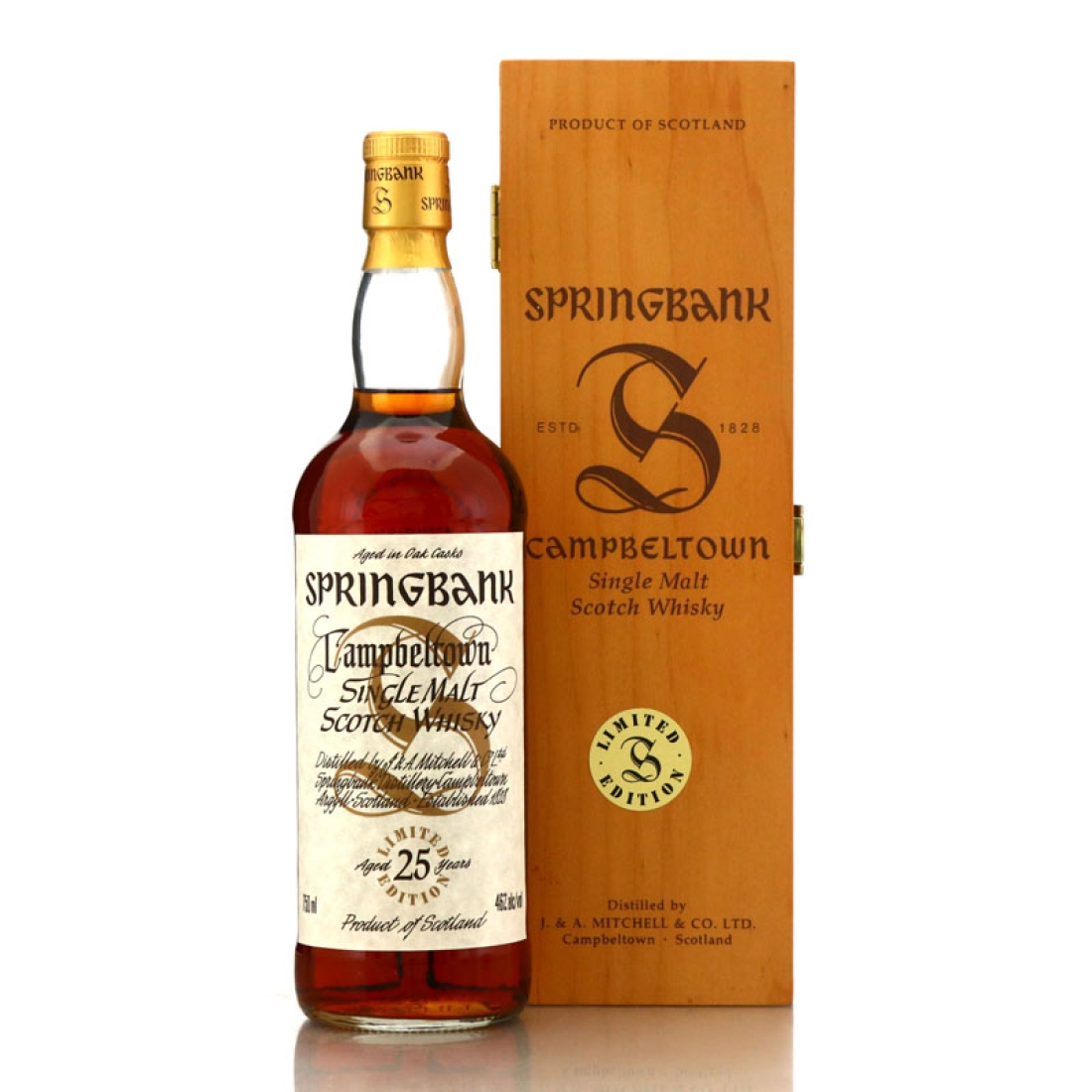 Image for Springbank 25 Year Old Millennium Limited Edition 75cl / US Import
