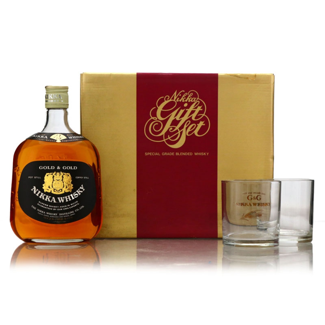 Nikka Gold and Gold 76cl Gift Pack