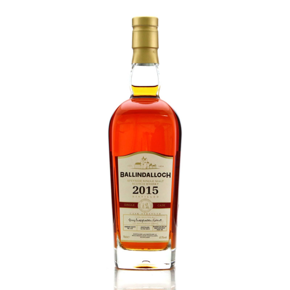 Ballindalloch 2015 Single Sherry Cask #114 / UK Exclusive