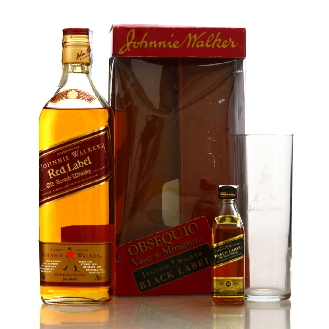 Johnnie Walker Red Label Gift Pack 1990s